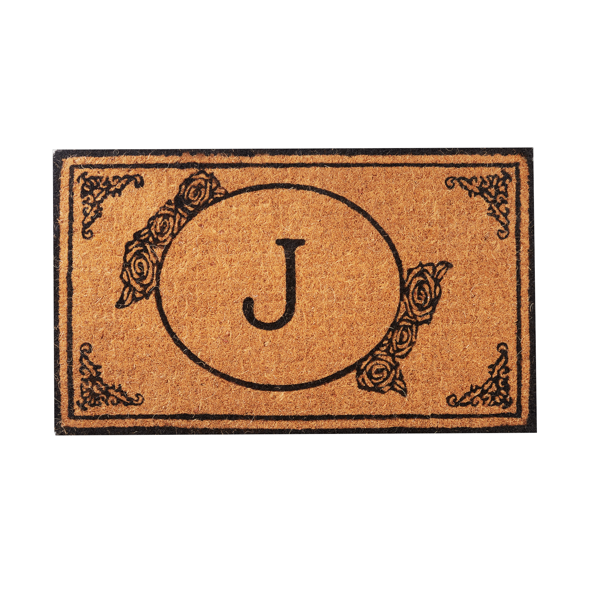 Envelor Home and Garden Handwoven Personalized Monogram Letter J Extra