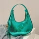 thumbnail image 4 of Bolsa de moda para mujer hobo en forma de U con patrón de cocodrilo para informal (verde) Tmvgtek Para Estrenar, 4 of 9