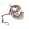 thumbnail image 2 of Stainless Steel Tea Infuser Leaf Strainer Filter with Plate for Tea Coffee Beans Soup Seasoning, 2 of 8