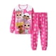 thumbnail image 2 of Conjunto de ropa de dormir para niños y niñas, pijamas de algodón con dibujos animados de coches y muñecas, novedad, 2 of 4