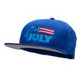 thumbnail image 2 of 4th Of July Striped Embroidered Prostyle Snapback - Royal OSFM, 2 of 5