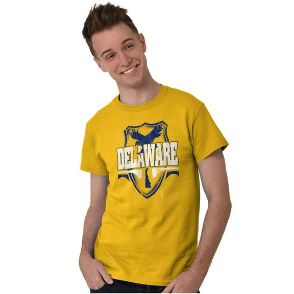 Delaware DE Pride Gameday Spirit Cool Men's Graphic T Shirt Tees Brisco Brands S