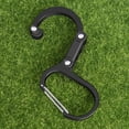 thumbnail image 5 of TNOBHG Storage Clip Multifunctional Carabiner Hanging Buckle Strong Load-bearing Aluminum Alloy Versatile Rotating D-type Carabiner Clip, 5 of 8