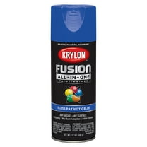 6-Pack of 12 oz Krylon K02716007 Patriotic Blue Fusion All-In-One Paint & Primer Spray Paint, Gloss