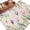 Green, variant on Pink Tulips Round Area Rug 3Ft Washable Small Circle Rugs for Kitchen Entryway, Spring Floral Green Eucalyptus Leaves Non-Slip Carpet Floor Mats Indoor Outdoor Carpet Runner Aesthetic Home Decor