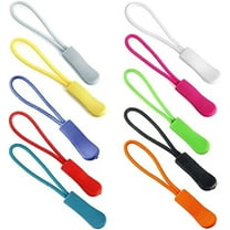 Colorful Zipper Pulls for Backpacks, Luggage and Jackets, Set of 20