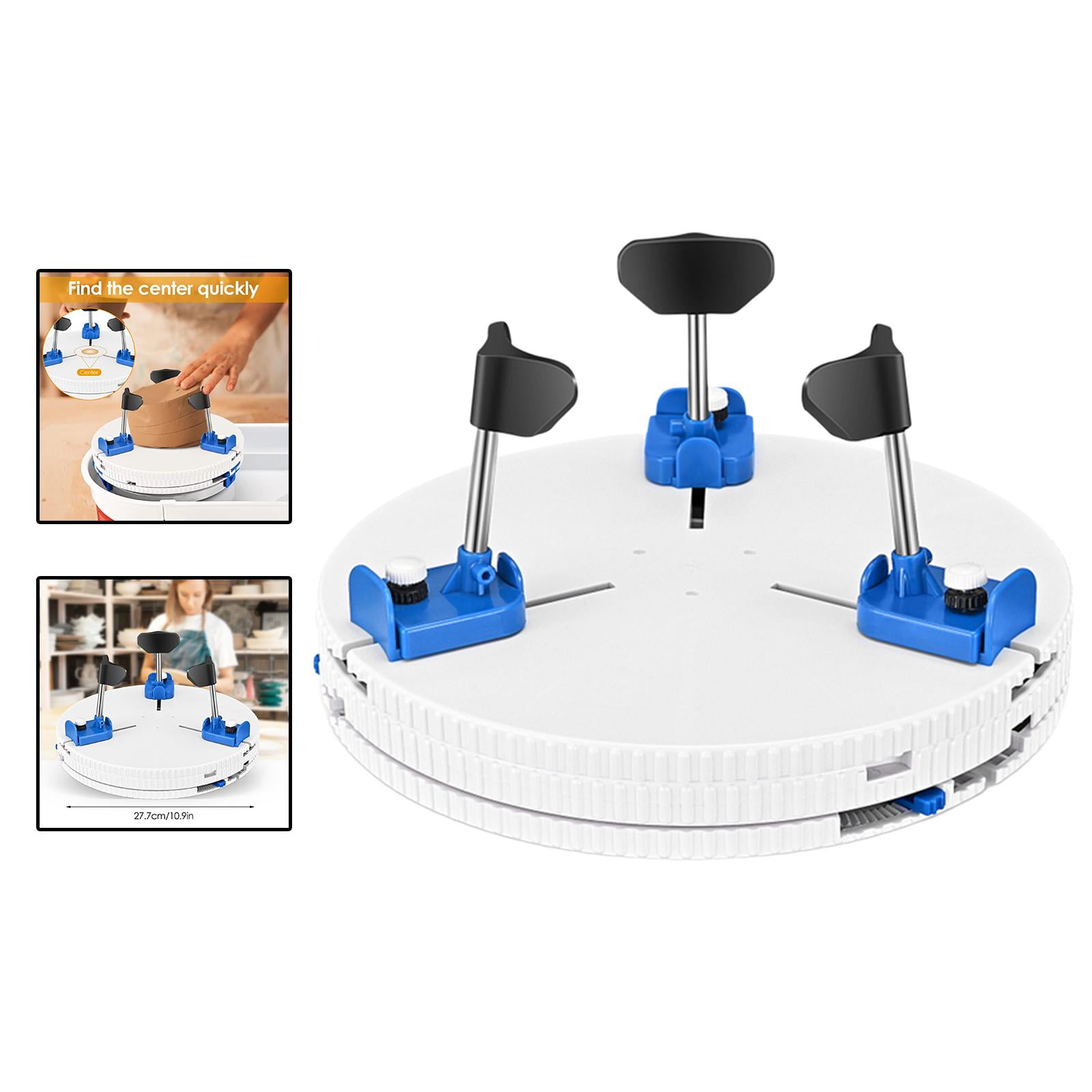 FVDPWYE Queen Adjustable Pottery Machine Turntable Clamp Pottery Repair Tools Ceramic 3 Support