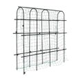 thumbnail image 1 of Enrejado arqueado para pepinos de jardín, resistente al óxido, 5,9 pies, fácil montaje, soporte de metal para plantas trepadoras para vegetales, 1 of 8