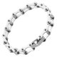thumbnail image 3 of Pulsera moderna de acero inoxidable con diseño de cadena de bicicleta para hombre y mujer, cadena de eslabones que combina con todo, pulsera de eslabones para joyería unisex., 3 of 5