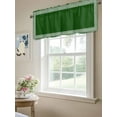 thumbnail image 6 of Valances for Windows Dark Green Abstract Art Rod Pocket Cafe Window Treatments Valance Curtains for Kitchen Bathroom Laundry Basement Windows 60"x14", 6 of 9