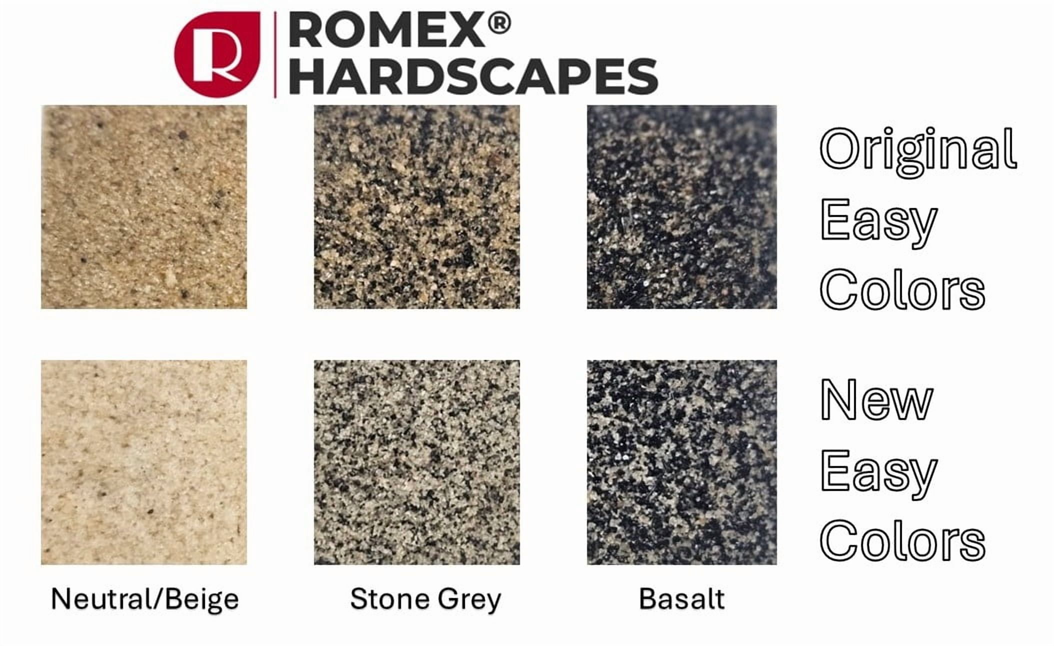 Rompox Easy – BASALT - Color Update. Pre-Mixed Permeable Joint Compound for patios, pavers, & DIY Projects. Water Permeable, Weed Resistant, Frost Safe, Quick Install. Made in Germany/USA 33 lbs.