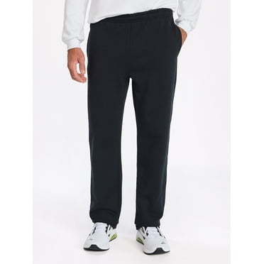 Athletic Works Men's Open Bottom Sweatpants, Sizes S-2XL