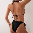 thumbnail image 5 of Bikini Sets For Women Triangle String Halterneck Push Up Two Piece Cute Bathing Suit Swimsuits, 5 of 7
