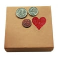 thumbnail image 3 of Royal Green Wedding Heart Stickers in Gold Glitter Envelope Seals for Invitations, Favors, Arts and Crafts  Embellishments for Parties  1.5" x 1.75" - 288 Pack, 3 of 6