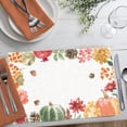 thumbnail image 2 of CounterArt "Harvest" 24-Sheet Reusable Premium Paper Placemats, 2 of 6