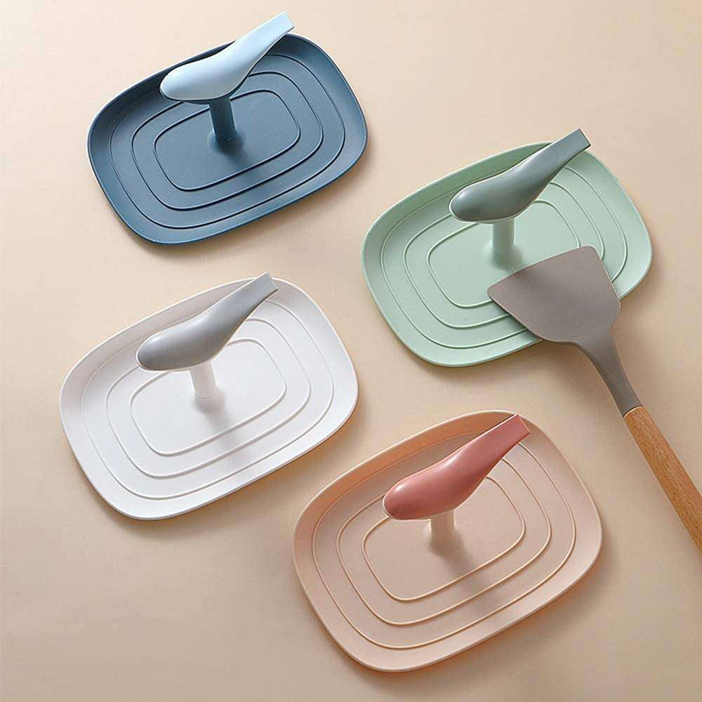 Lid and Spoon Rest Bird Shape Storage Rack Spoon Pot Lid Shelf Cooking Storage Kitchen Decor Tool Stand Holder Pan Pot Cover Lid Rack Stand Organizer Spoon Rest Stove Organizer Nordic Green