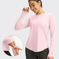 thumbnail image 5 of UPF 50+ Sun Shirts for women Lightweight Side Slit Hiking Shirt with Breathable Stretch, Long Sleeve UV Protection for Running & Fishing, 5 of 9