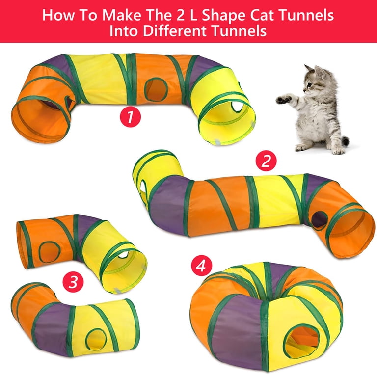 Tripumer 22-Piece Cat Toy Set with Tunnels and Interactive Toys photo 6