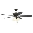 thumbnail image 2 of Craftmade  52" Pro Plus 114 Ceiling Fan Espresso w/ Flat Black/Greywood Blades - Pull Chain, 2 of 5