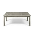 thumbnail image 7 of Beacher Spender Outdoor Wood and Wicker Loveseat and Coffee Table Set, Mixed Black, 7 of 7
