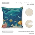 thumbnail image 4 of Sea creatureslinen toss pillowcase decoration pillowcase gifting preferred 24x24 inch cushion cover sofa pillowcase sofa bedroom living room car, 4 of 8