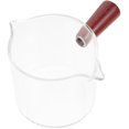 thumbnail image 4 of Tasse à Espresso en Verre Multifonctionnelle avec Poignée en Bois Tasse à Lait Résistante à la Chaleur, 4 of 7