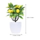 thumbnail image 5 of 2 unids Fake Potted Plantas Simulación Limón Árbol Hogar Decoración Artificial Limón Árbol, 5 of 5