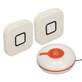 thumbnail image 2 of Buscapersonas inalámbrico para cuidadores, transmisión de larga distancia, botón de llamada de monitoreo para ancianos, sistema de alerta de enfermera, enchufe estadounidense de 100-240V, 2 of 5