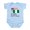 Sky Blue, variant on CafePress - Half Nigerian Completely Awesome Body Suit - Baby Light Bodysuit, Size Newborn - 24 Months
