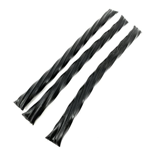 Tortigloni Chewy Black Licorice Long Stick Cut w/ 3x Licorice Extract