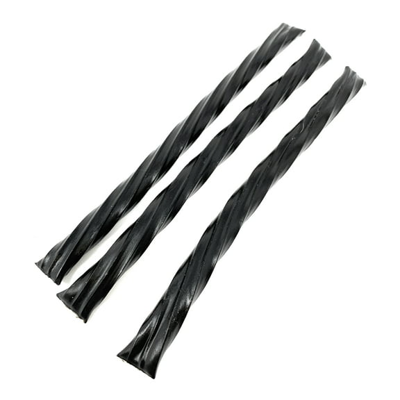 Tortigloni Chewy Black Licorice Long Stick Cut w/ 3x Licorice Extract (2 Lbs)