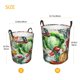 thumbnail image 3 of Balery Vegan1 Cesta de ropa redonda con asas, impermeable, independiente, para ropa, juguetes, dormitorio y familia-Small, 3 of 6