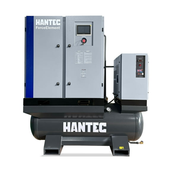 Compresor Tornillo Force Element 20 Hp HANTEC Con Tanque, Secador y Separador De Particulas Automotriz