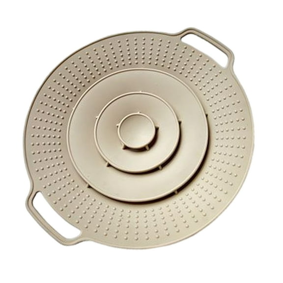 Shoreew Silicone Spill-proof Stopper Lid Heat Resistant Anti-splash Lid Kitchen Gas Cooktop Protect Utensil Boil Guard Reusable Pot Cover