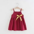 thumbnail image 5 of Wavsuf Children Girls Summer Dress Wine Children's Clothing Size 2-3 Years, 5 of 9