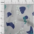 thumbnail image 2 of oneOone Cotton Flex Light Gray Fabric Abstracts Sewing Material Print Fabric By The Yard 40 Inch Wide, 2 of 5