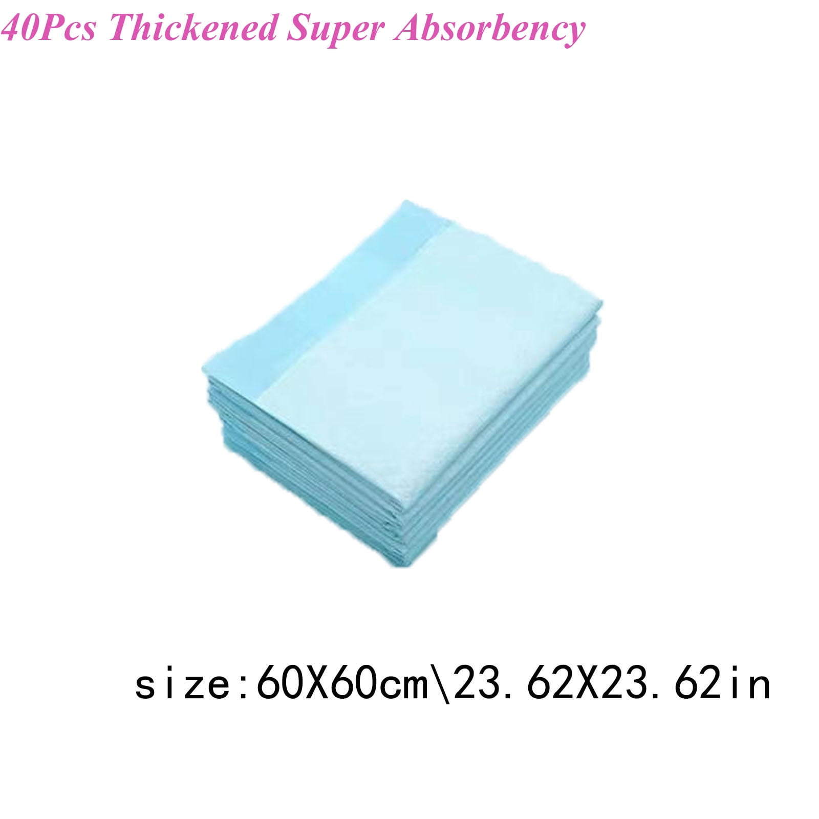 Oneshrt Puppy Pads, 40Pcs 23.6×23.6 Inches Extra Large Super Absorbent Pee Pads for Dogs, Leak-Proof Thickened  Pet Training Pads with Quick-Dry Surface for Potty Training