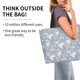 thumbnail image 2 of Disketp Lily Flower Bolsa Tote Estampada para Mujer, Bolso de Hombro y de Mano para Compras y Viajes, 2 of 8