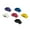 Black, Blue, Red, Yellow, White, Purple, variant on Cannon Sports Rubber Whistle Tip Guard Covers for Referee, Coach and Sports (Green)
