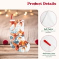 thumbnail image 4 of KLL Three Goldfish Watercolor Splash for 18" Christmas Stocking Snowman Xmas Stocking Holiday Christmas Decoration Gifts for Family Kids, 4 of 8