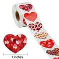 thumbnail image 3 of 500Pcs Valentines Love Heart Stickers - 1 Inch Self Adhesive Valentine's Labels for Wedding, Mother's Day, Anniversaries & Reward Charts, 3 of 9