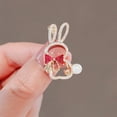 thumbnail image 7 of Easter Brooch & Lapel Pins for Women, Bunny Animal Brooches Lapel Pins, Rabbit Shaped Bunny Brooch Alloy Clothing Accessory for Easter & Commemorative Gifting, 7 of 7
