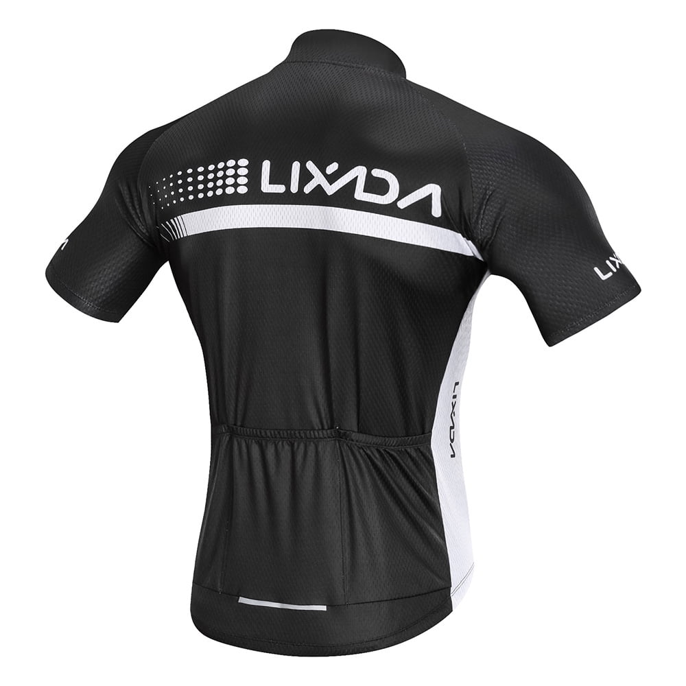 Black White Cycling Jersey Shorts Kits Short Sleeve Riding Shirt Pad shorts Sets 