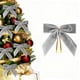 thumbnail image 5 of Paquete de 24 pequeños lazos navideños de terciopelo para envolver regalos de coronas de árbol | Lazos preatados de 8,9 x 8,9 cm con alambre de metal | Manualidades navideñas, decoración para, 5 of 7