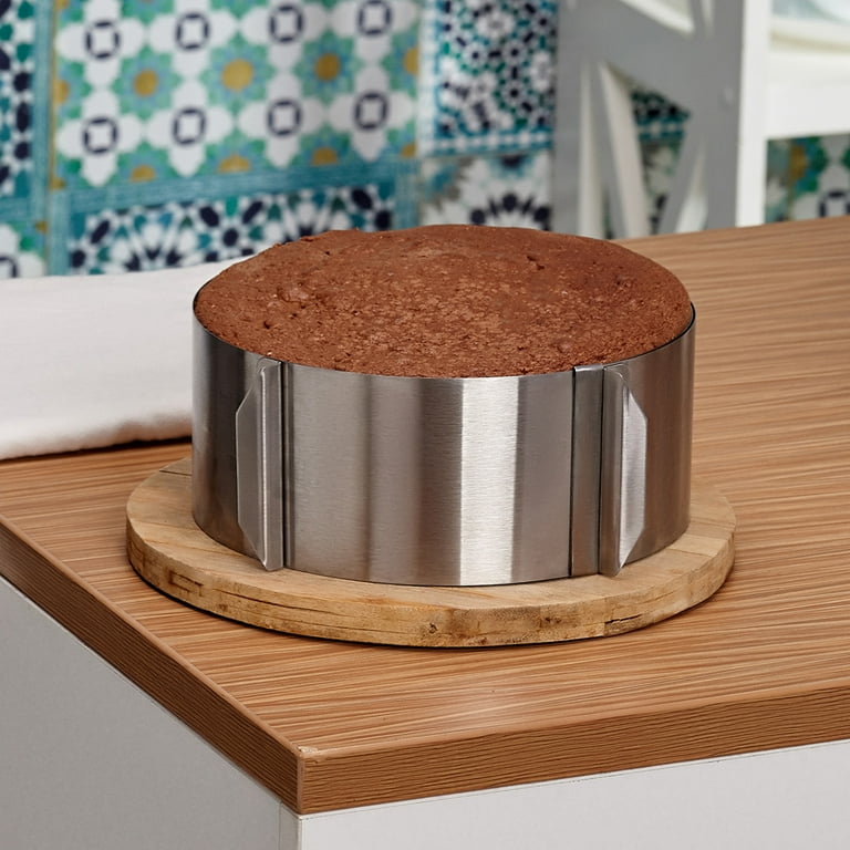 Round Cake Ring x Inch Stainless Steel Pastry Mousse Dessert