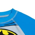thumbnail image 5 of DC Comics Justice League Batman Toddler Boys Rash Guard and Swim Trunks Outfit Set Toddler, 5 of 5