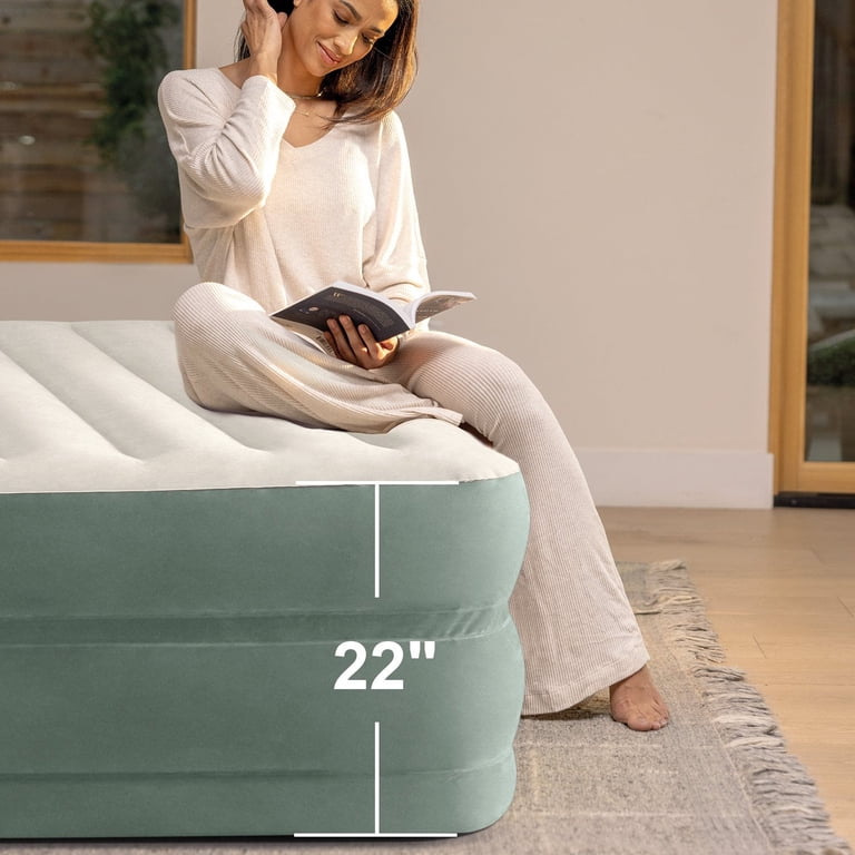 Intex, Queen Premium Comfort Air Mattress, 22