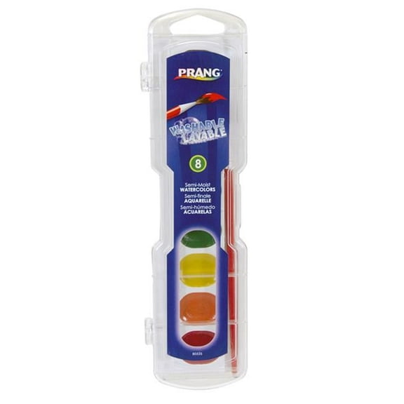 Prang Washable Water Colors 8 Color Set - 6 Each