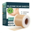 thumbnail image 2 of Silicone Wrinkle Tape, Surgical Wrinkle Removal Sheet for Keloids, C-Section & Abdominal Wrinkle Treatment - Medical Grade Silicone Wrinkle Patches for Wrinkle Reduction - Reusable & Breathable, 2 of 7