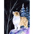 thumbnail image 1 of Starry Night Australian Shepherd Drapeau - Taille Jardin, 11 x 15 Po., 1 of 1